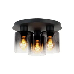 Deckenleuchte Estelle In Schwarz Max. 25 Watt  32/32/18 cm 