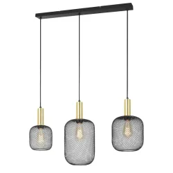 Hängeleuchte Drato Schwarz Max. 25 Watt 81.5/20/120 cm  