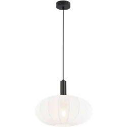 Hängeleuchte Modern Schwarz/weiss Max. 25 Watt 40/120 cm  