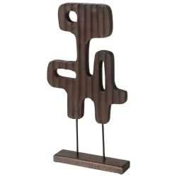 Skulptur Estran Ii Dunkelbraun 27/6,2/51,3 cm 
