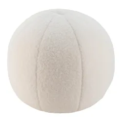 Pouf Ted Weiss Ø Ca. 45cm Weiss Textil 