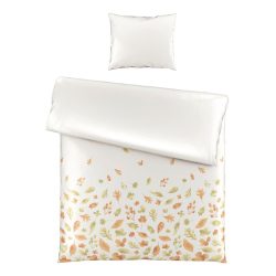 Bettwäscheset Streublätter Satin 160/210 cm 