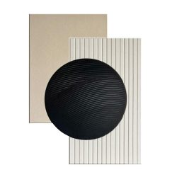 Akustikpaneel Milla Schwarz/beige 