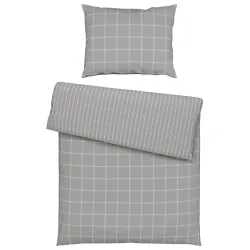 Bettwäscheset Karo Allover Renforcé 160/210 cm 