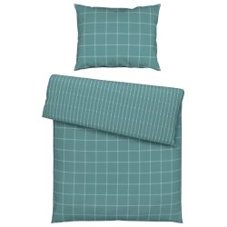 Bettwäscheset Karo Allover Renforcé 160/210 cm 