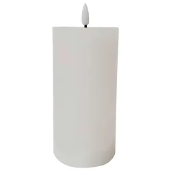 Kerze Mit Led Fendy In Weiss 10/20 cm 