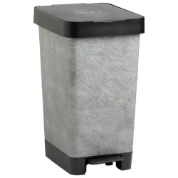 Treteimer Style Schwarz/grau Ca. 25l 