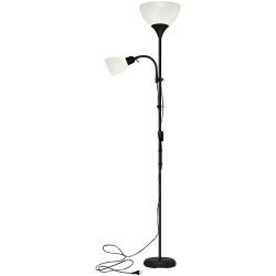 Stehleuchte Vanessa Weiss/schwarz Max. 60 Watt  