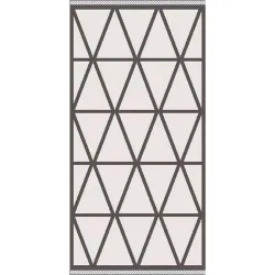 Flachwebeteppich Phoenix 1 In Anthrazit Ca. 80x150cm 80/150 cm 