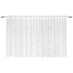 Tagesvorhang Wave Weiss Ca. 300x145cm transparent  300/145 cm 