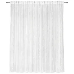 Tagesvorhang Wave Weiss Ca. 300x245cm transparent  300/245 cm 
