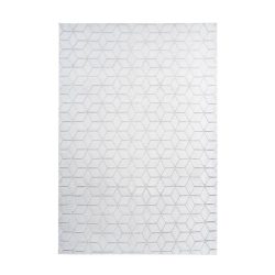Teppich Vivica 125 Weiss / Graublau 160/230 cm 