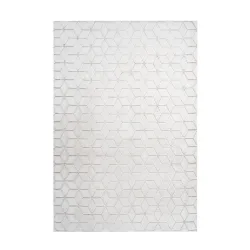 Teppich Vivica 125 Weiss / Rosé 120/160 cm 
