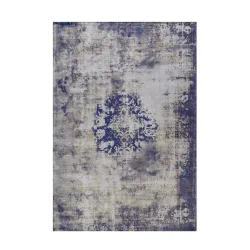 Flachwebeteppich Vintage 8403 Blau 160/230 cm 