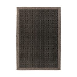 Flachwebeteppich Splash 100 Anthrazit / Schwarz 120/170 cm 