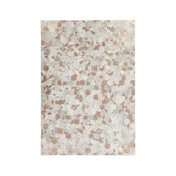 Flachwebeteppich Spark 210 Elfenbein / Chrom 160/230 cm 