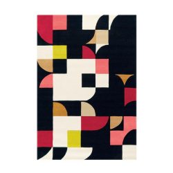 Flachwebeteppich Spirit 3105 Multi/schw 170x240 170/240 cm 