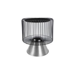 Beistelltisch Uohxv-Blk Metall, Stein 51/51/56,5 cm 