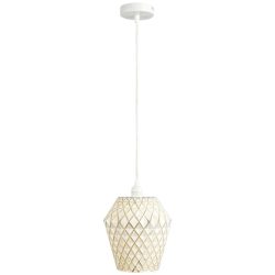 Hängeleuchte Lumi Gold / Weiß 20/20/27 cm  