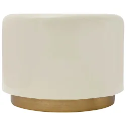 Hocker Artisse 250 Goldfarben, Beige Metall 