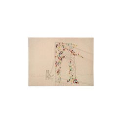 Ölgemälde Öl-Wandbild Menschenmenge 100/75 cm 