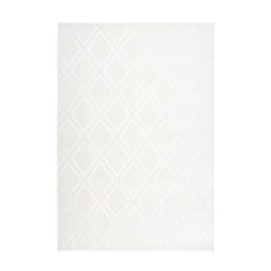 Flachwebeteppich Monroe 300 Weiss 80/150 cm 
