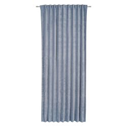 Fertigvorhang Casper Blau Ca. 140x245cm blickdicht 