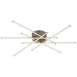 Led-deckenleuchte Spice Nickelfarben Max. 18 Watt  