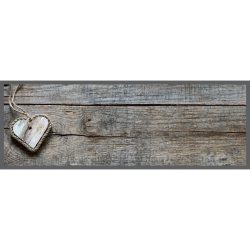 Läufer Cook & Wasch Heart In Schieferfarben Ca. 50x150cm 50/150 cm 
