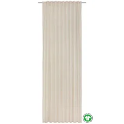 Fertigvorhang Bio-luise 2stk. In Beige Ca. 140x255-267cm halbtransparent 