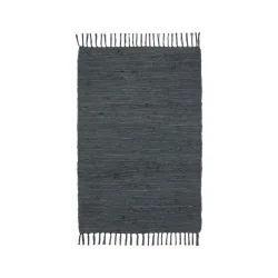 Fleckerlteppich Julia 3 In Dunkelgrau Ca. 70x230cm 70/230 cm 