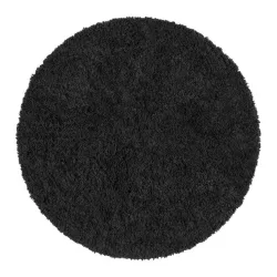 Badematte Chris Schwarz Ø Ca. 80cm Schwarz 