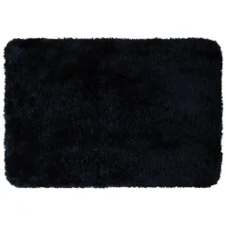 Badematte Chris Schwarz Ca. 60x90cm Schwarz 60/90 cm 