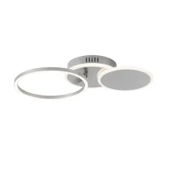 Led-deckenleuchte Sevent In Silberfarben Max. 25,5 Watt  