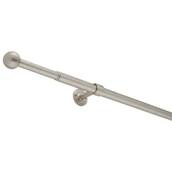 Vorhangstangenset Wand/decke Aus Metall 120-210 cm 