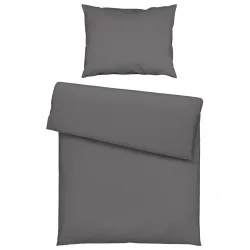 Bettwäsche Iris In Grau Ca. 160x210cm Jersey 160/210 cm 