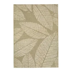 Flachwebeteppich Blattwerk 160/230 cm 