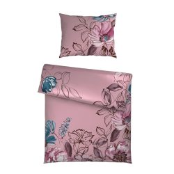Bettwäscheset Toulon Mauve Ca. 160x210cm Satin 160/210 cm 