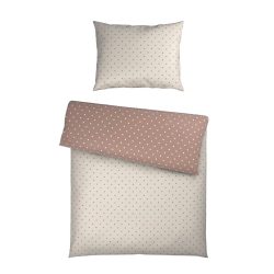 Bettwäscheset Dots Satin 160/210 cm 