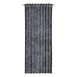 Fertigvorhang Viola Anthrazit Ca. 140x245cm blickdicht 