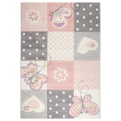 Kinderteppich Butterfly 2 In Rosa Ca. 160x230cm 160/230 cm 