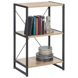 Regal Schwarz/sonoma Eiche 50/79,2/35 cm 