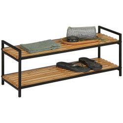 Schuhregal Azra Ii Naturfarben/schwarz 70/32/30 cm 