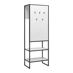 Garderobe Hilla Schwarz/weiss