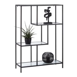 Regal Shine Schwarz 80/113/30 cm 