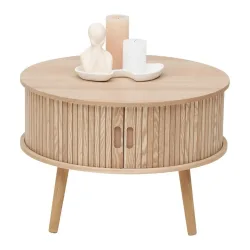 Couchtisch Skandy Naturfarben Holz, Holzwerkstoff 60/40 cm 