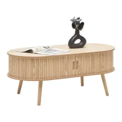 Couchtisch Skandy Ii Naturfarben Holz, Holzwerkstoff 100/50/40 cm 