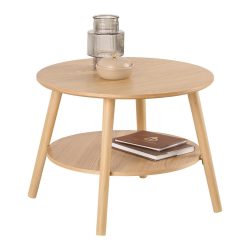 Couchtisch Freddy Naturfarben Holz, Holzwerkstoff 60/43 cm 