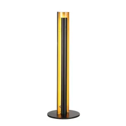 Led-tischleuchte Gumo In Schwarz/gold Max. 12 Watt  