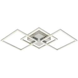 Led-deckenleuchte Olpü In Alufarben Max. 37 Watt  